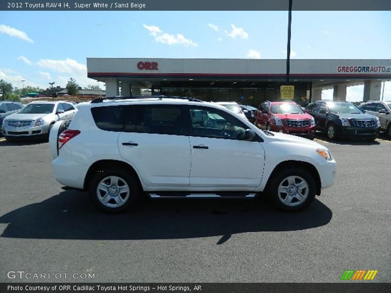 Super White / Sand Beige 2012 Toyota RAV4 I4