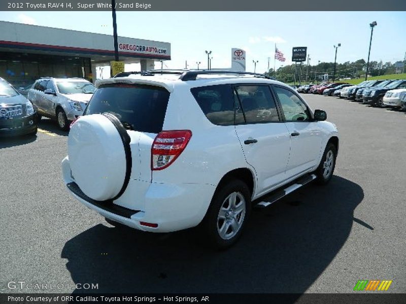 Super White / Sand Beige 2012 Toyota RAV4 I4
