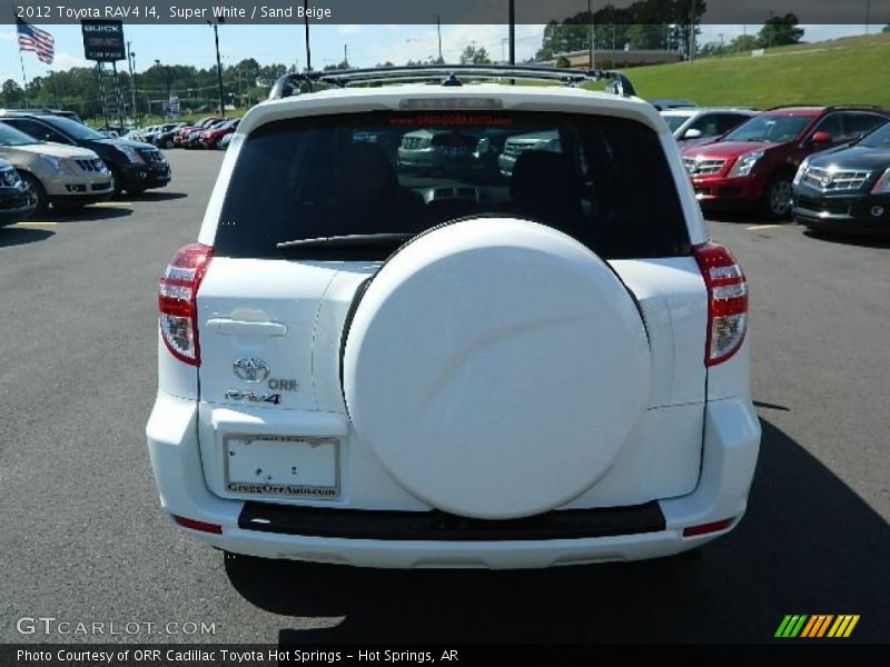 Super White / Sand Beige 2012 Toyota RAV4 I4