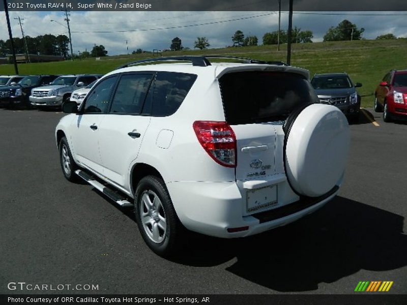 Super White / Sand Beige 2012 Toyota RAV4 I4