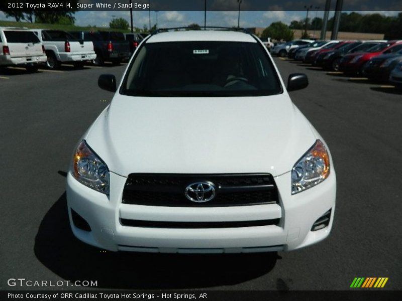 Super White / Sand Beige 2012 Toyota RAV4 I4
