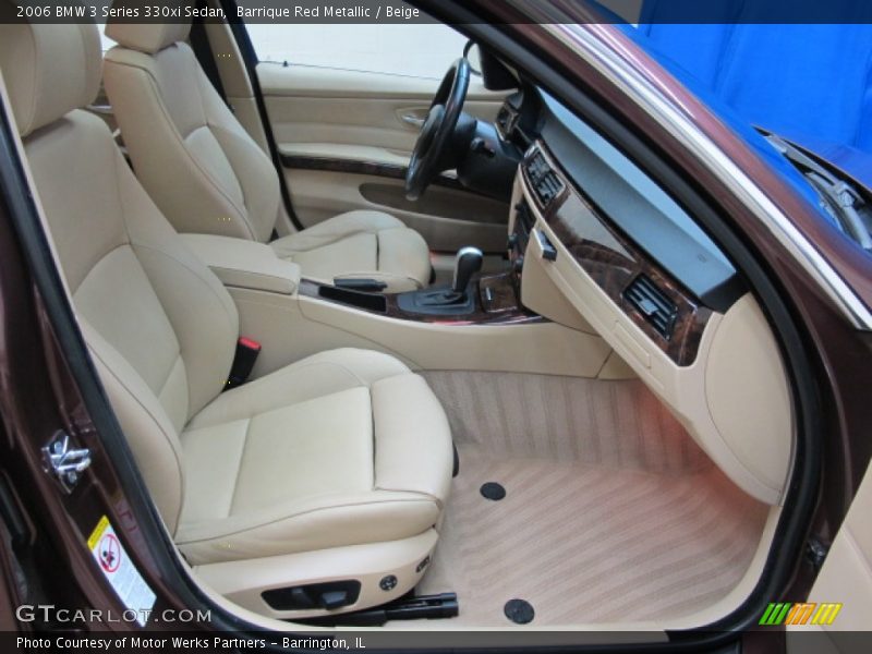 Barrique Red Metallic / Beige 2006 BMW 3 Series 330xi Sedan