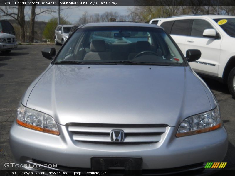 Satin Silver Metallic / Quartz Gray 2001 Honda Accord DX Sedan