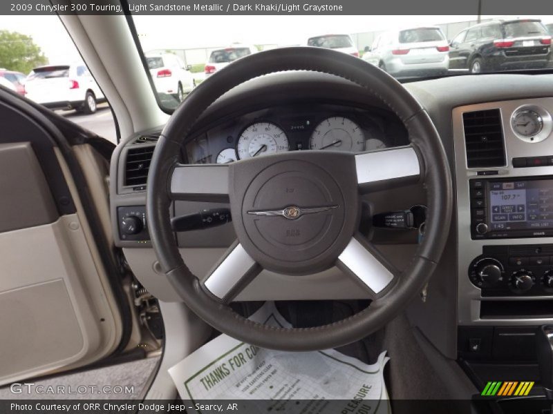 Light Sandstone Metallic / Dark Khaki/Light Graystone 2009 Chrysler 300 Touring