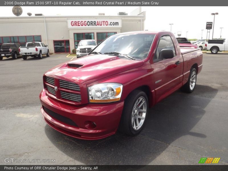 Inferno Red Crystal Pearl / Medium Slate Gray 2006 Dodge Ram 1500 SRT-10 Regular Cab