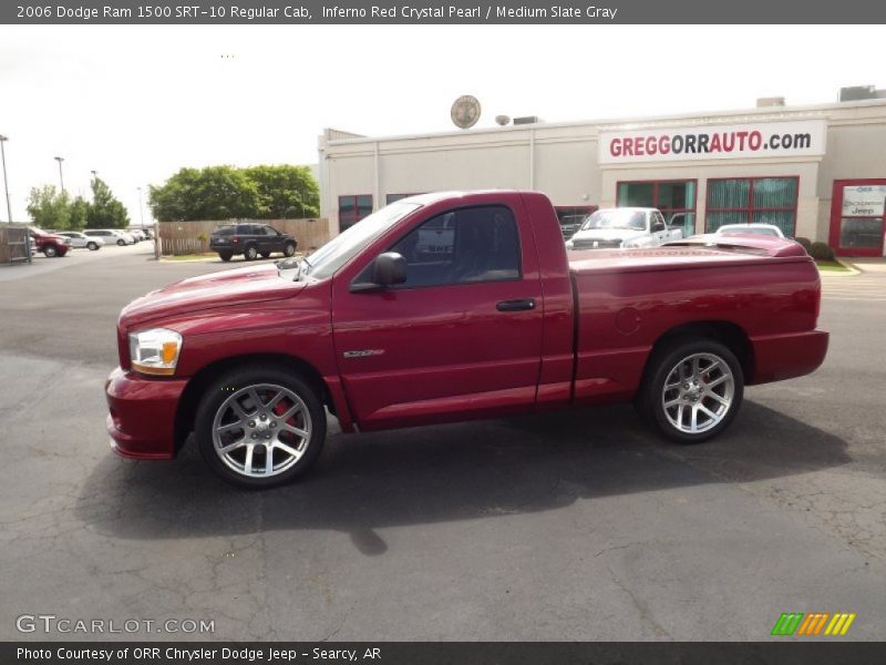 Inferno Red Crystal Pearl / Medium Slate Gray 2006 Dodge Ram 1500 SRT-10 Regular Cab