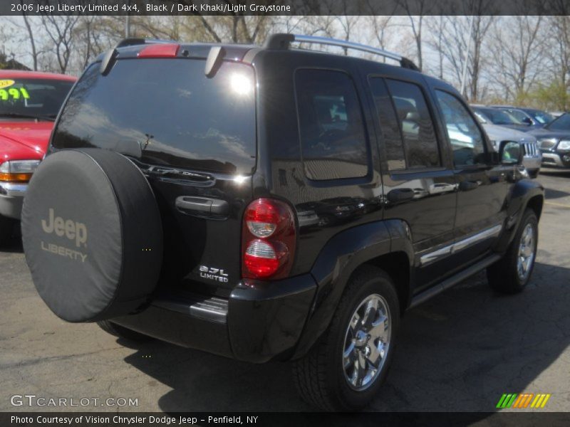 Black / Dark Khaki/Light Graystone 2006 Jeep Liberty Limited 4x4