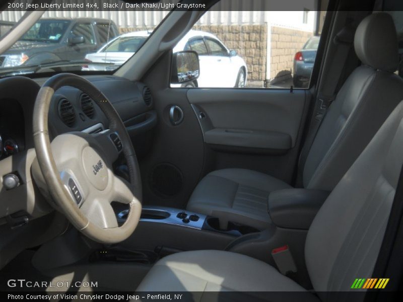 Black / Dark Khaki/Light Graystone 2006 Jeep Liberty Limited 4x4