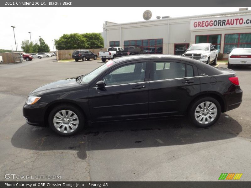 Black / Black 2011 Chrysler 200 LX