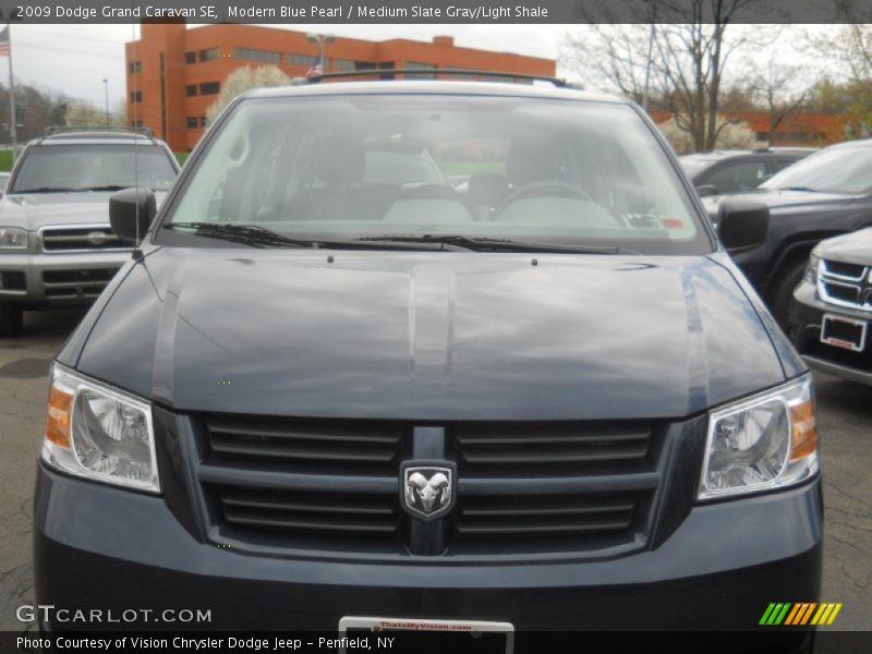 Modern Blue Pearl / Medium Slate Gray/Light Shale 2009 Dodge Grand Caravan SE