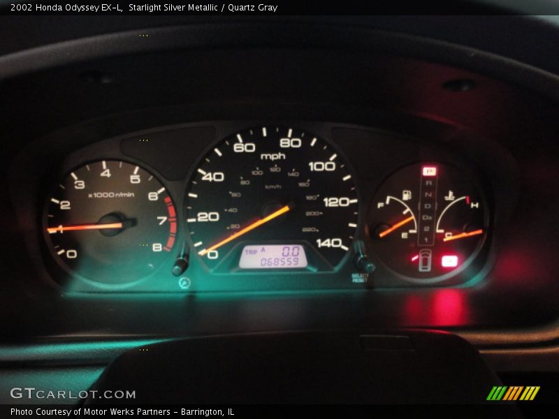 Starlight Silver Metallic / Quartz Gray 2002 Honda Odyssey EX-L