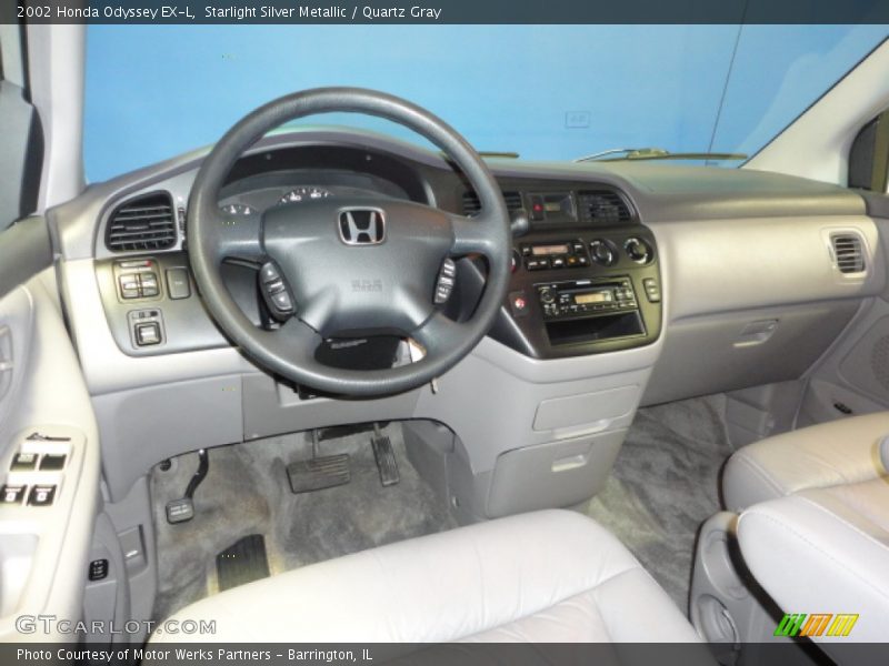 Starlight Silver Metallic / Quartz Gray 2002 Honda Odyssey EX-L