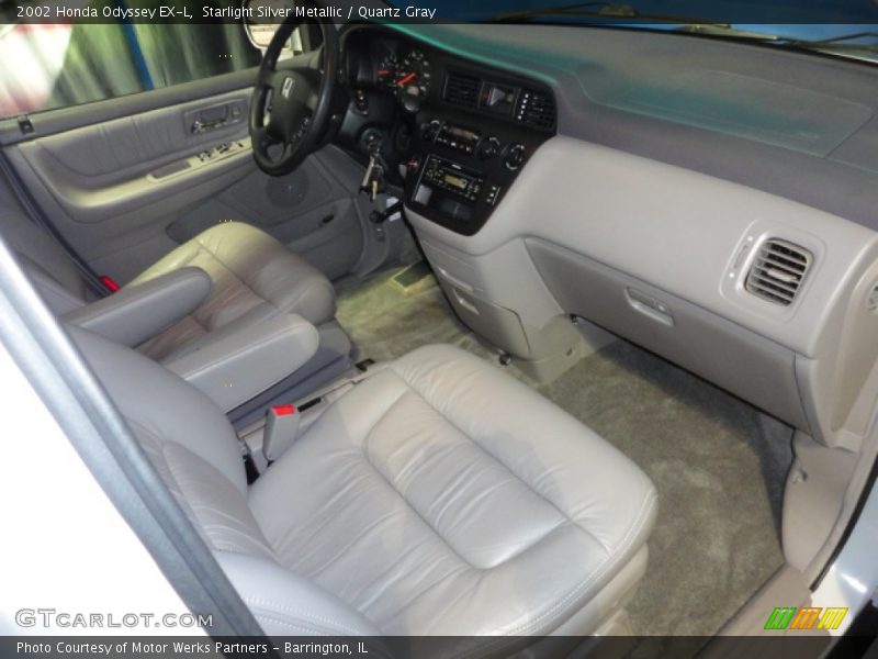 Starlight Silver Metallic / Quartz Gray 2002 Honda Odyssey EX-L