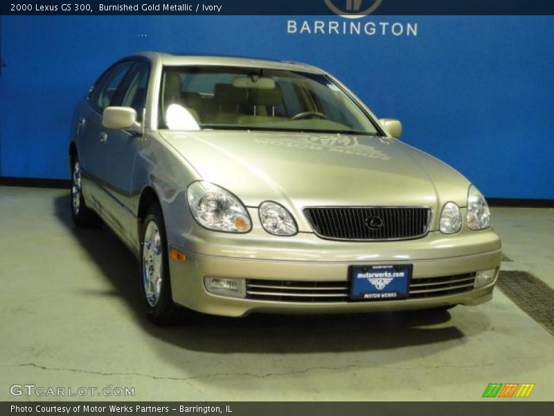 Burnished Gold Metallic / Ivory 2000 Lexus GS 300