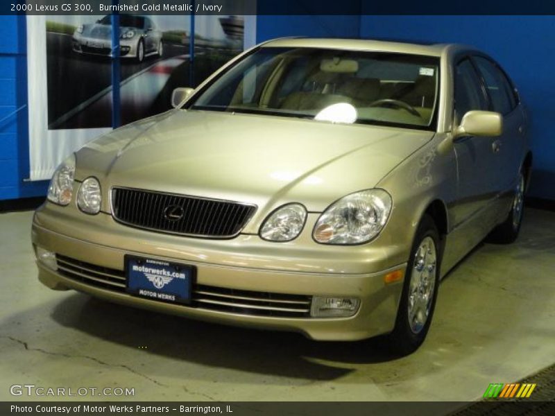 Burnished Gold Metallic / Ivory 2000 Lexus GS 300
