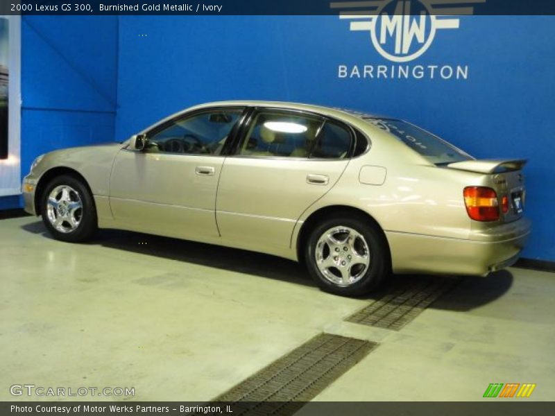 Burnished Gold Metallic / Ivory 2000 Lexus GS 300