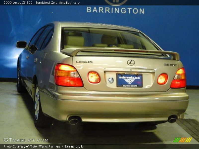 Burnished Gold Metallic / Ivory 2000 Lexus GS 300