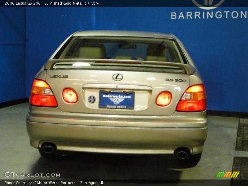 Burnished Gold Metallic / Ivory 2000 Lexus GS 300