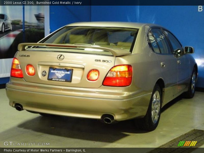 Burnished Gold Metallic / Ivory 2000 Lexus GS 300