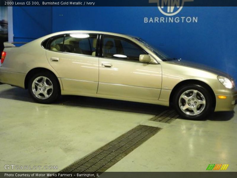 Burnished Gold Metallic / Ivory 2000 Lexus GS 300
