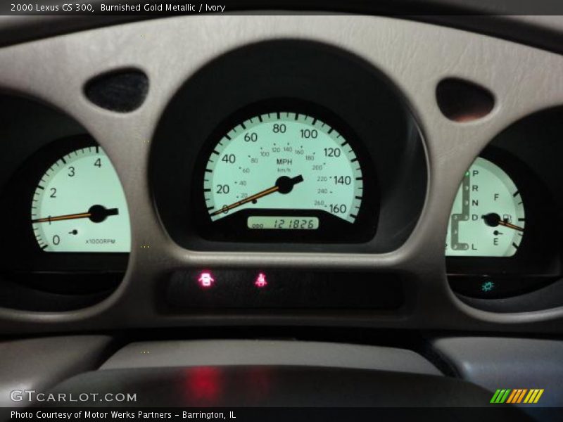 Burnished Gold Metallic / Ivory 2000 Lexus GS 300