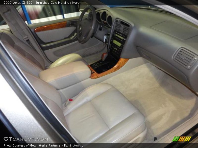 Burnished Gold Metallic / Ivory 2000 Lexus GS 300