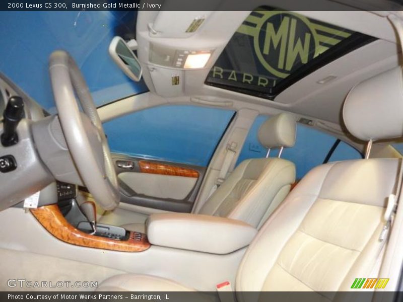 Burnished Gold Metallic / Ivory 2000 Lexus GS 300