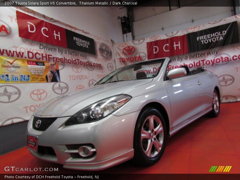 Titanium Metallic / Dark Charcoal 2007 Toyota Solara Sport V6 Convertible