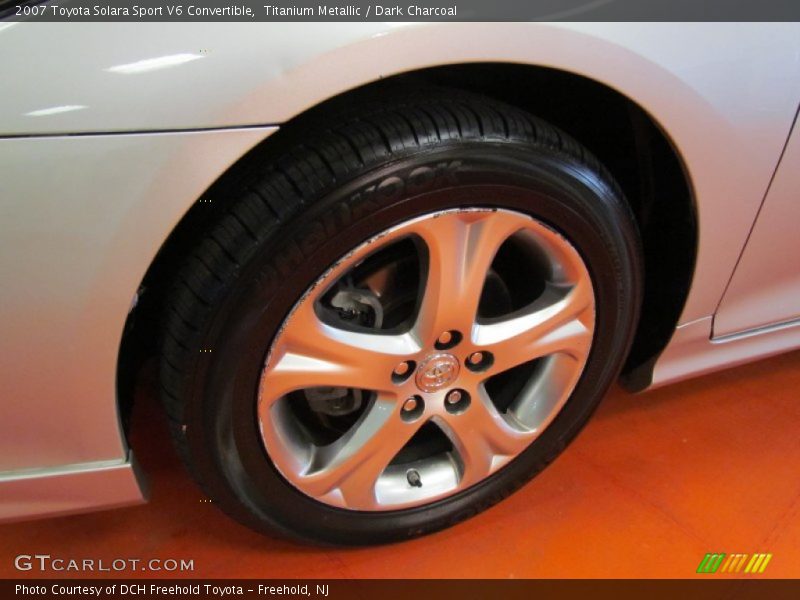 Titanium Metallic / Dark Charcoal 2007 Toyota Solara Sport V6 Convertible