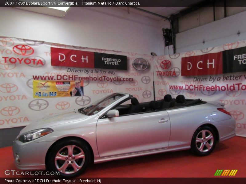 Titanium Metallic / Dark Charcoal 2007 Toyota Solara Sport V6 Convertible
