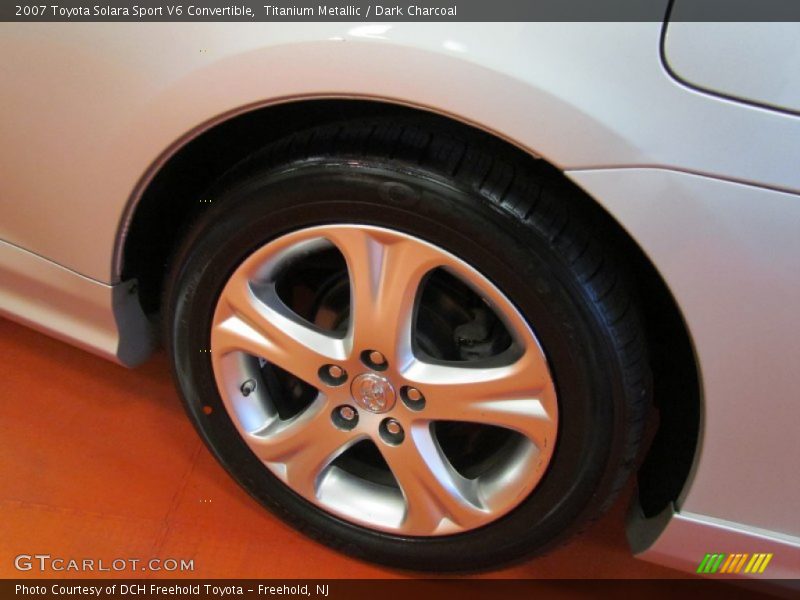 Titanium Metallic / Dark Charcoal 2007 Toyota Solara Sport V6 Convertible