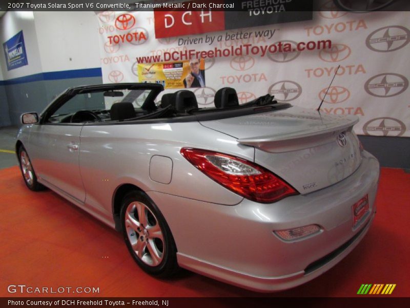 Titanium Metallic / Dark Charcoal 2007 Toyota Solara Sport V6 Convertible