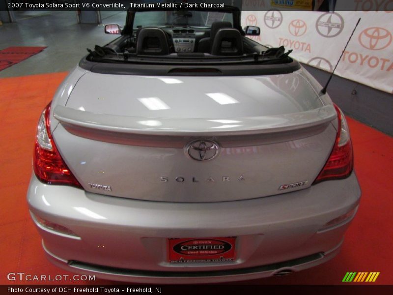 Titanium Metallic / Dark Charcoal 2007 Toyota Solara Sport V6 Convertible