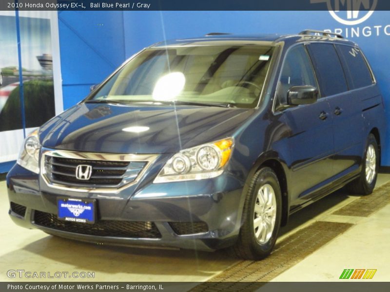 Bali Blue Pearl / Gray 2010 Honda Odyssey EX-L