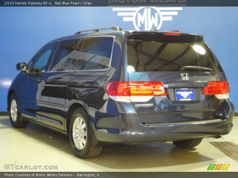 Bali Blue Pearl / Gray 2010 Honda Odyssey EX-L