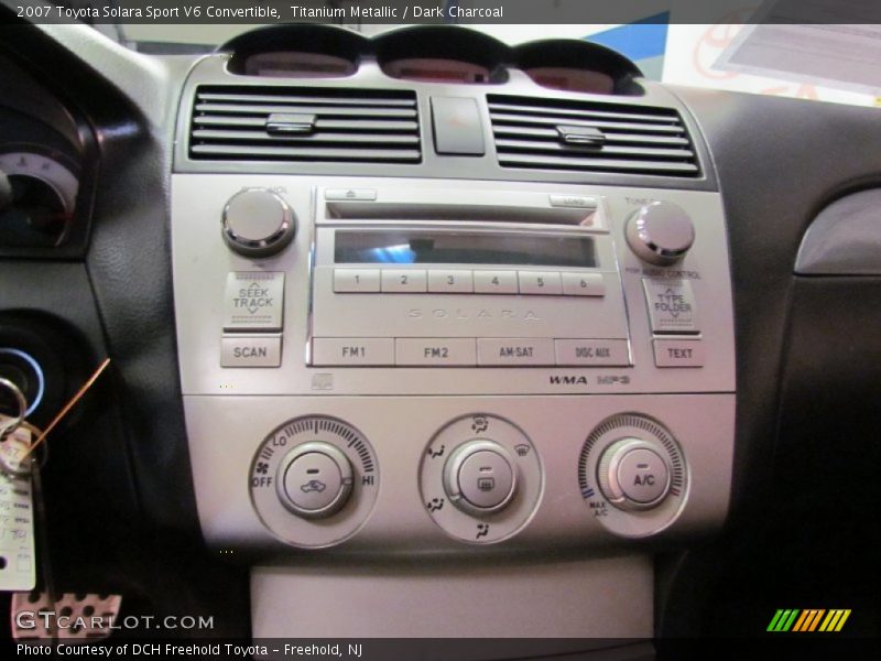 Titanium Metallic / Dark Charcoal 2007 Toyota Solara Sport V6 Convertible