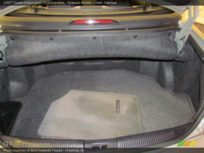 Titanium Metallic / Dark Charcoal 2007 Toyota Solara Sport V6 Convertible