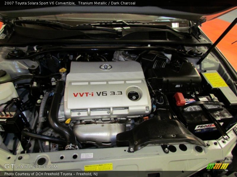 Titanium Metallic / Dark Charcoal 2007 Toyota Solara Sport V6 Convertible