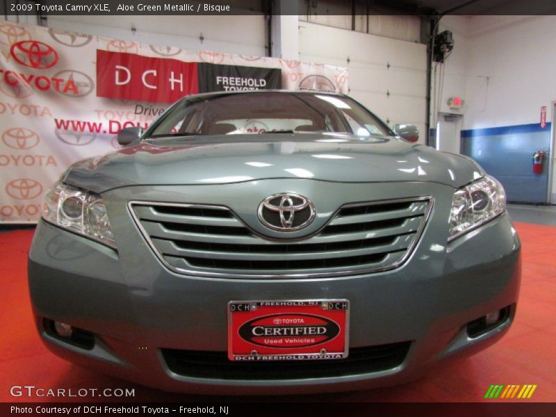 Aloe Green Metallic / Bisque 2009 Toyota Camry XLE