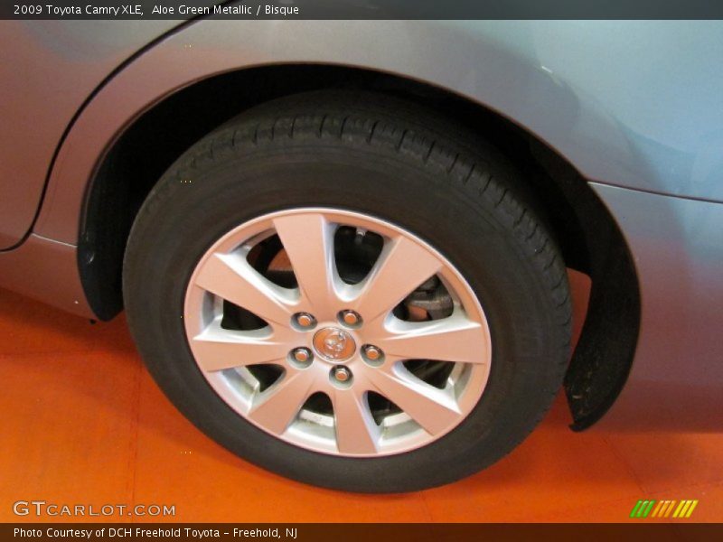 Aloe Green Metallic / Bisque 2009 Toyota Camry XLE