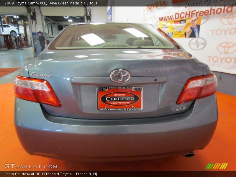 Aloe Green Metallic / Bisque 2009 Toyota Camry XLE
