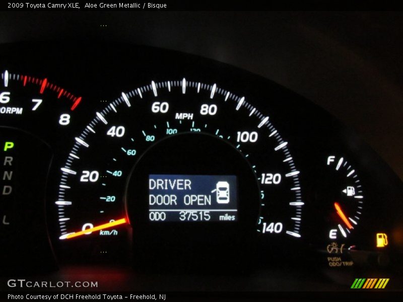 Aloe Green Metallic / Bisque 2009 Toyota Camry XLE