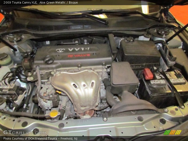 Aloe Green Metallic / Bisque 2009 Toyota Camry XLE