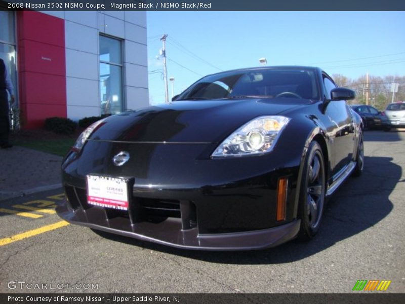 Magnetic Black / NISMO Black/Red 2008 Nissan 350Z NISMO Coupe