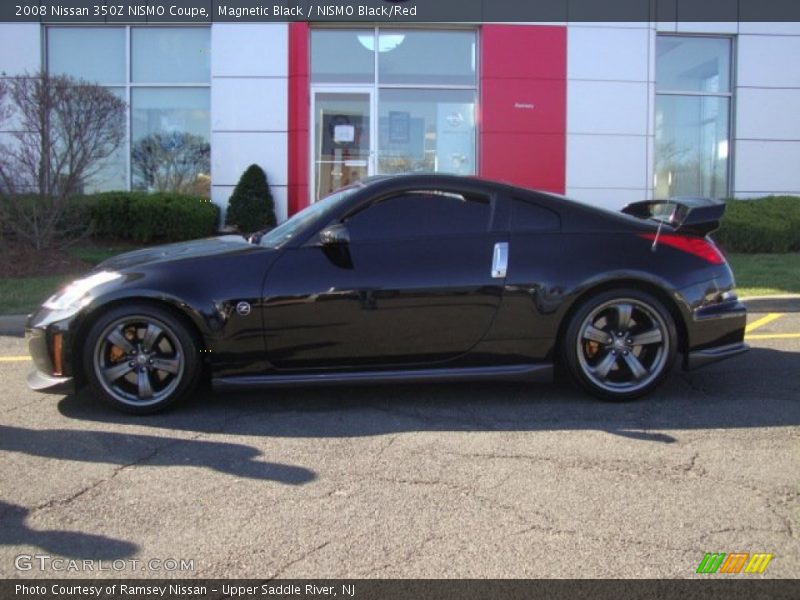 Magnetic Black / NISMO Black/Red 2008 Nissan 350Z NISMO Coupe