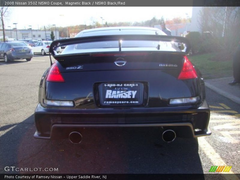 Magnetic Black / NISMO Black/Red 2008 Nissan 350Z NISMO Coupe