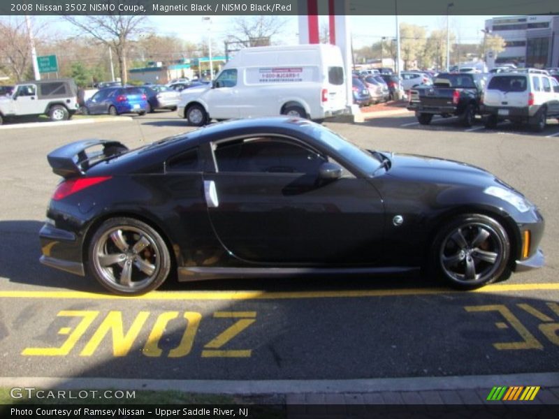Magnetic Black / NISMO Black/Red 2008 Nissan 350Z NISMO Coupe