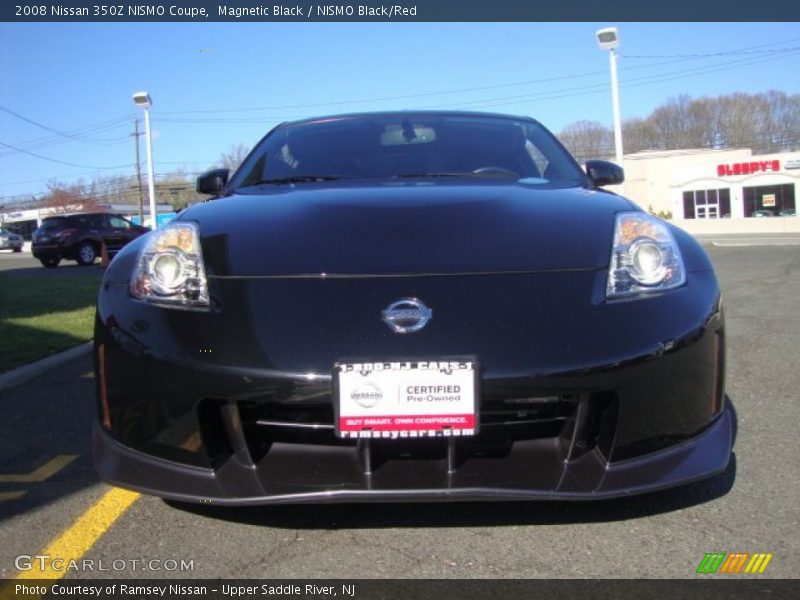 Magnetic Black / NISMO Black/Red 2008 Nissan 350Z NISMO Coupe
