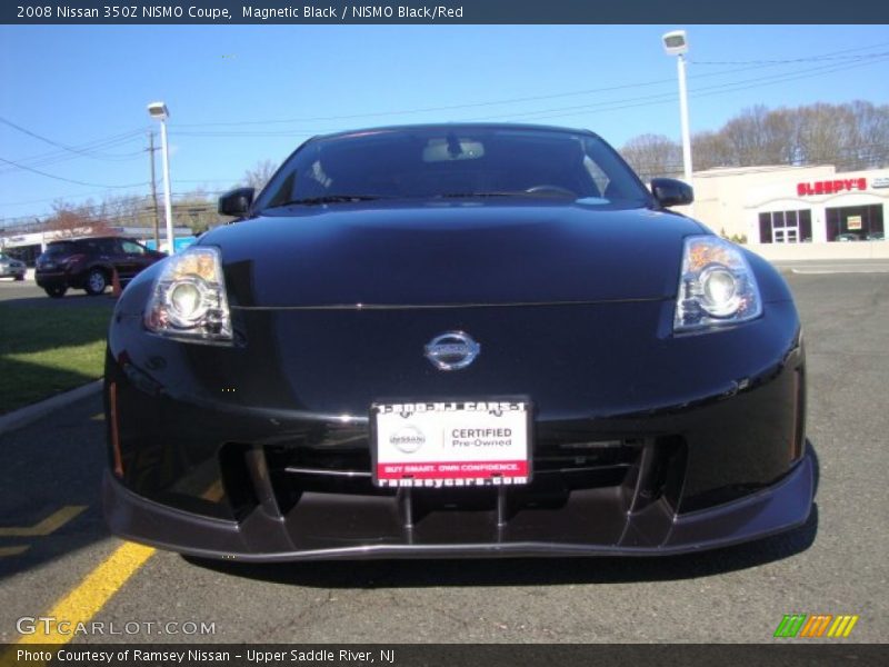 Magnetic Black / NISMO Black/Red 2008 Nissan 350Z NISMO Coupe