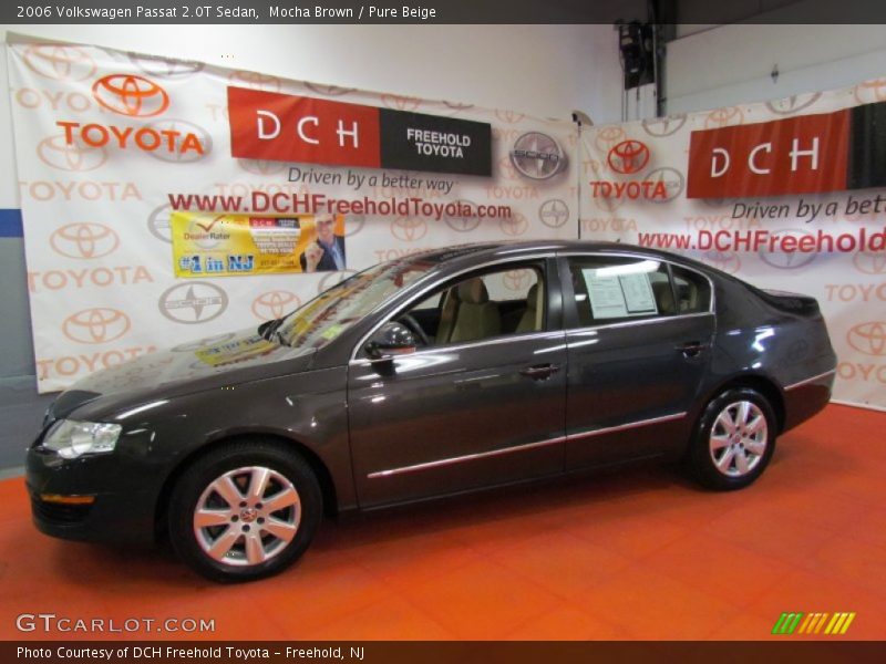 Mocha Brown / Pure Beige 2006 Volkswagen Passat 2.0T Sedan
